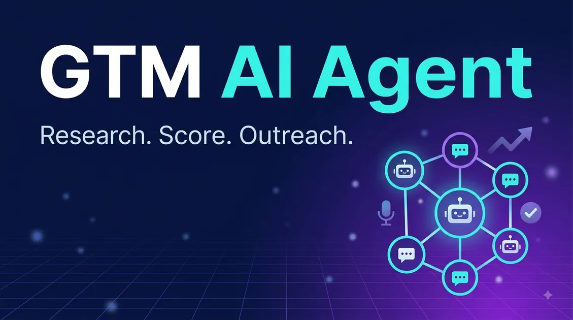 GTM Copilot – AI Agent for Lead Research, Scoring & Outreach